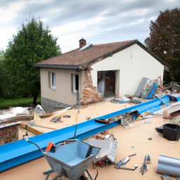 Extension de maison avec véranda-salle à manger Rive-de-Gier